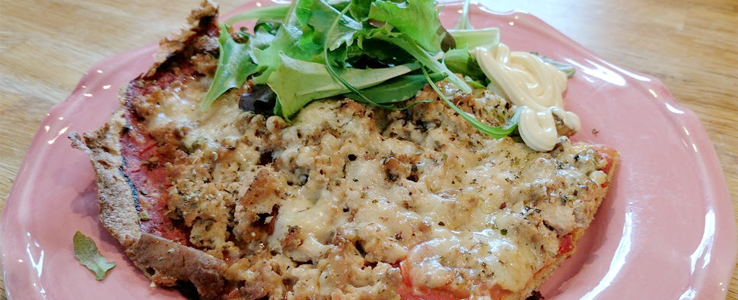 Recept på Glutenfri vegetarisk pizza
