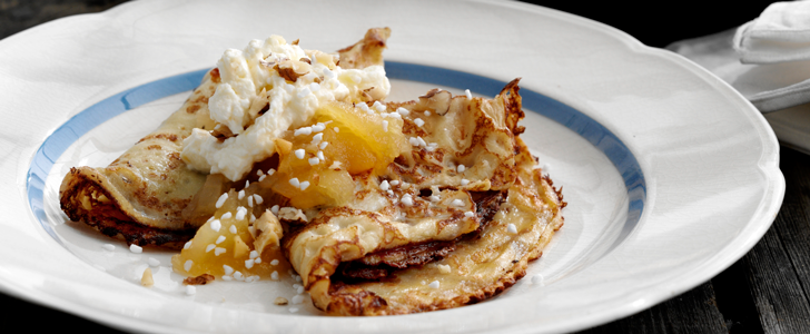Recept på Glutenfria pannkakor med fibrex
