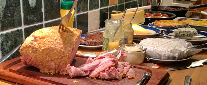 Recept på Griljerad skinka utan ägg