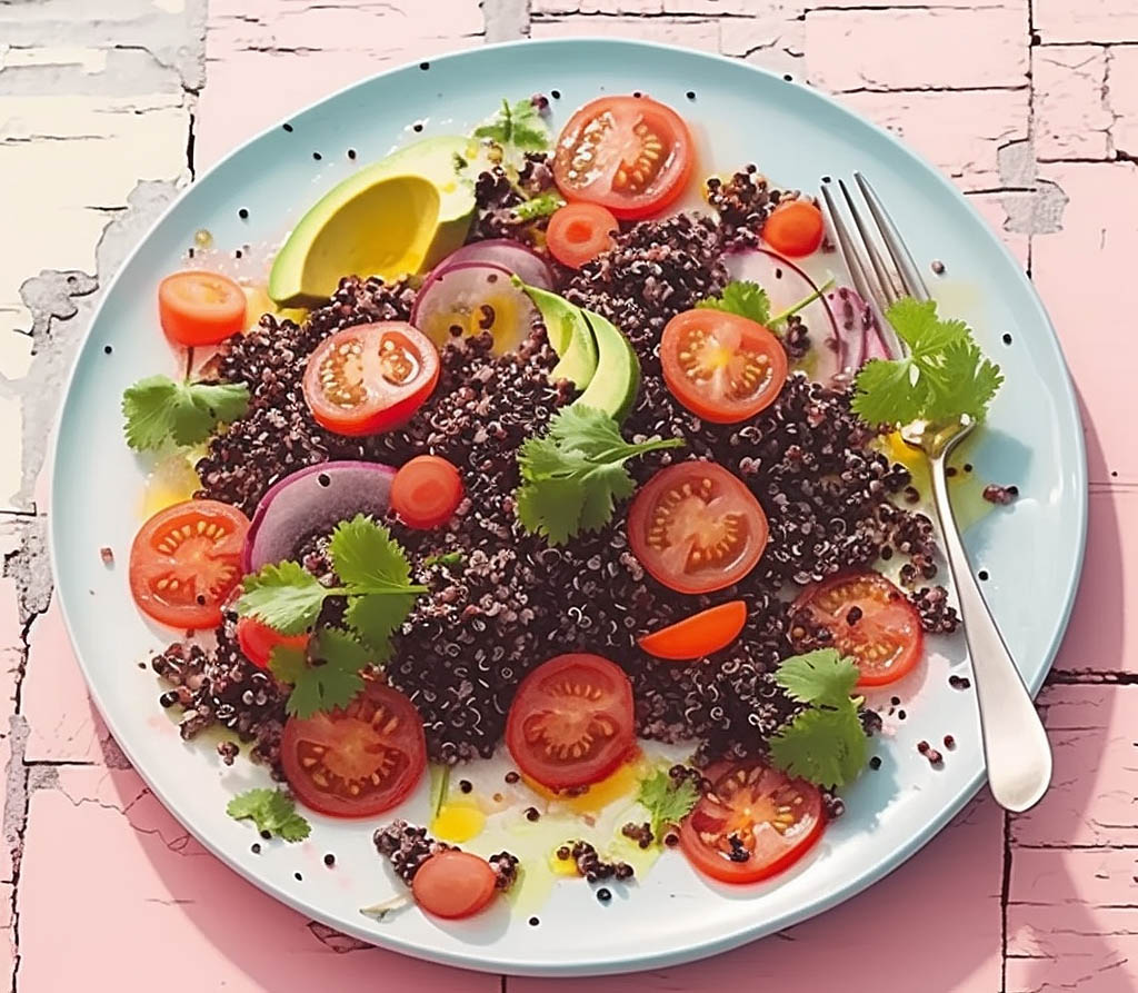 Recept på Ljummen quinoasallad med avokado