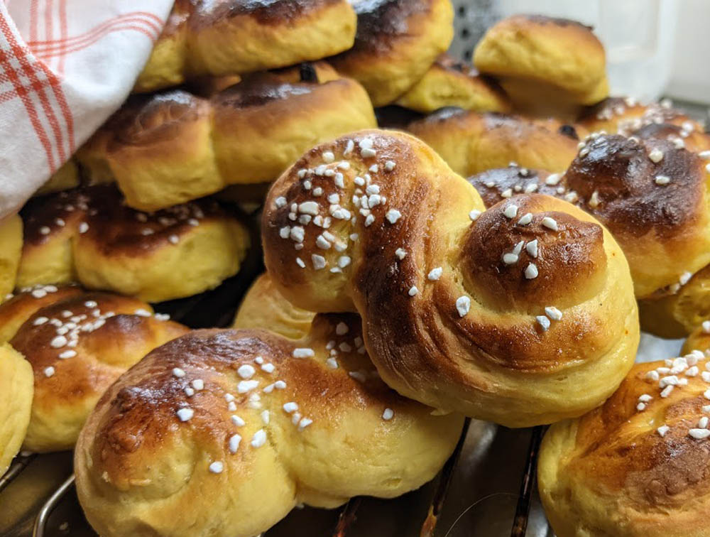 Recept på Lussekatter utan saffran