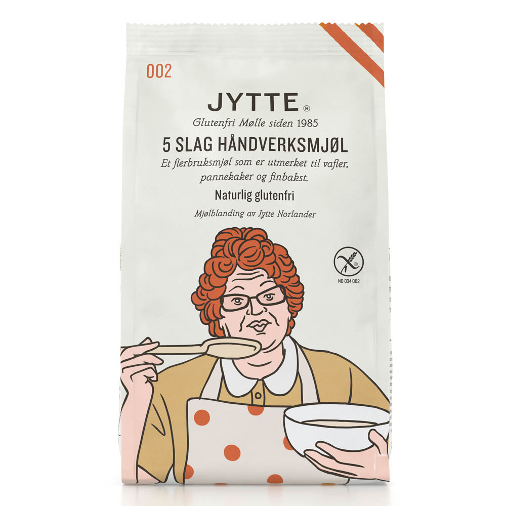 Jytte ljus mjölmix 5 sorter sädesslag (mix) för 50,00 kr