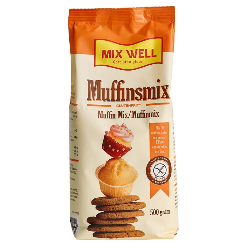 Mixwell Muffinsmix 500g för 51,00 kr