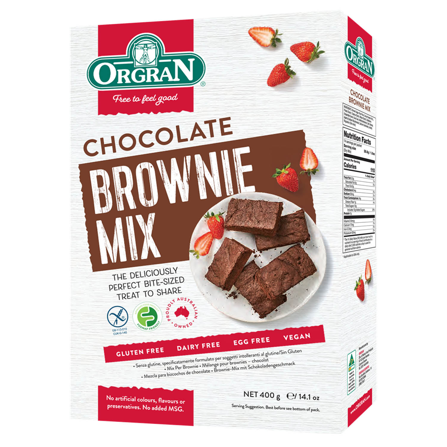 Orgran Brownie mix  för 51,00 kr