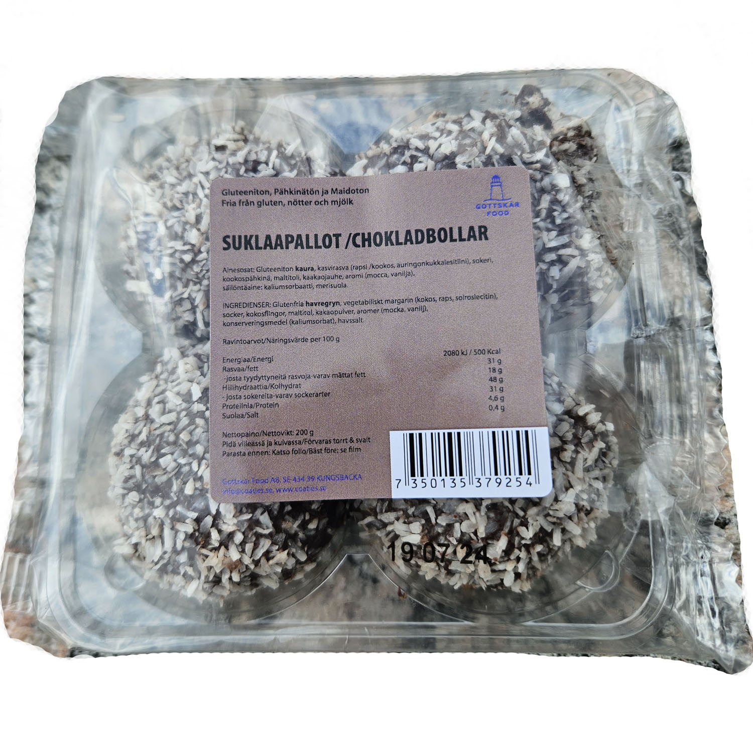 Coaties chokladbollar för 37,00 kr