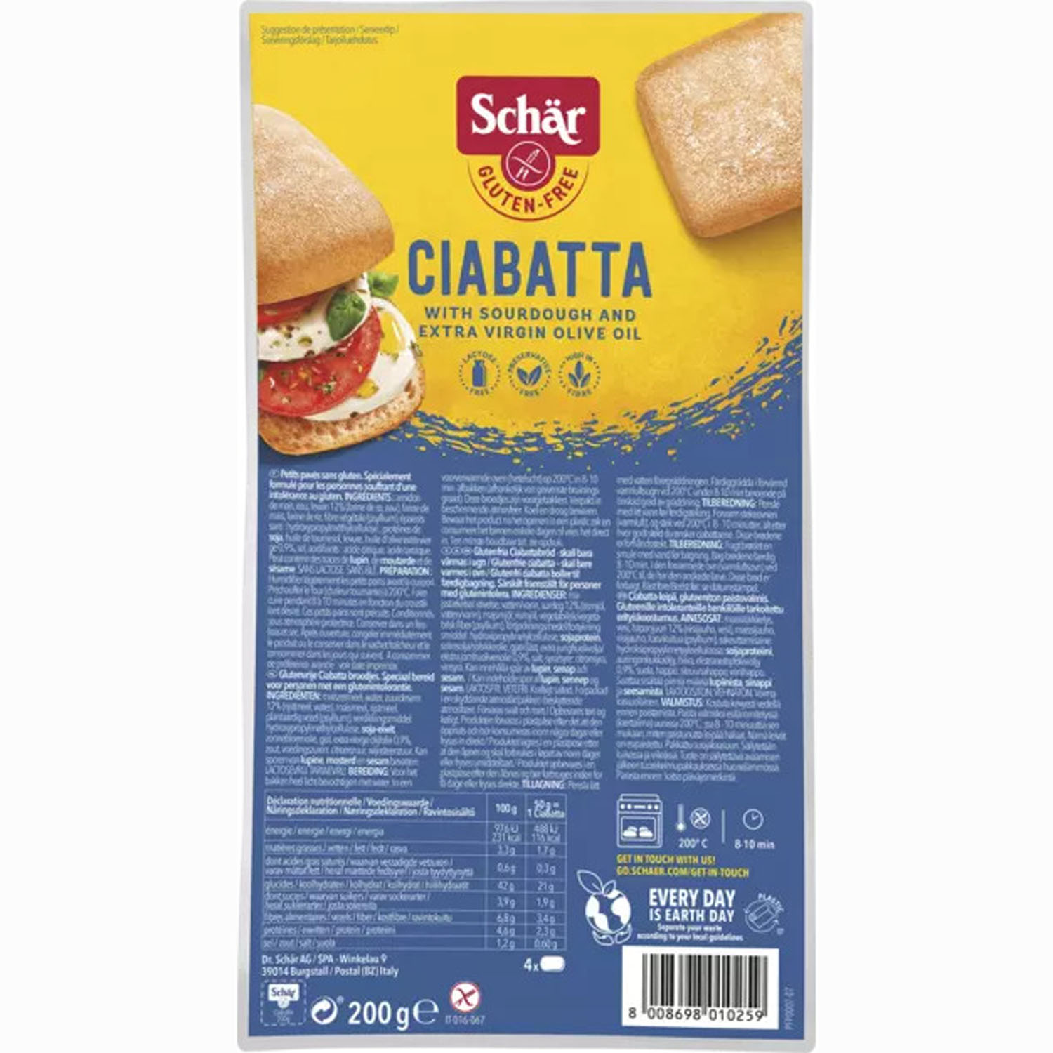 Schär Ciabatta för 67,00 kr