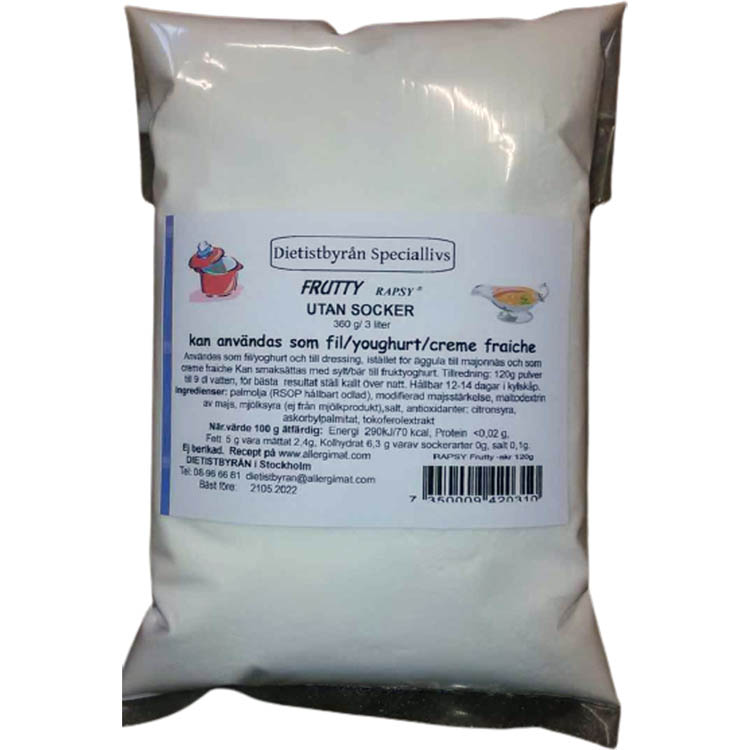 Rapsy Frutty kallrörd osötad 360g  LP för 84,00 kr