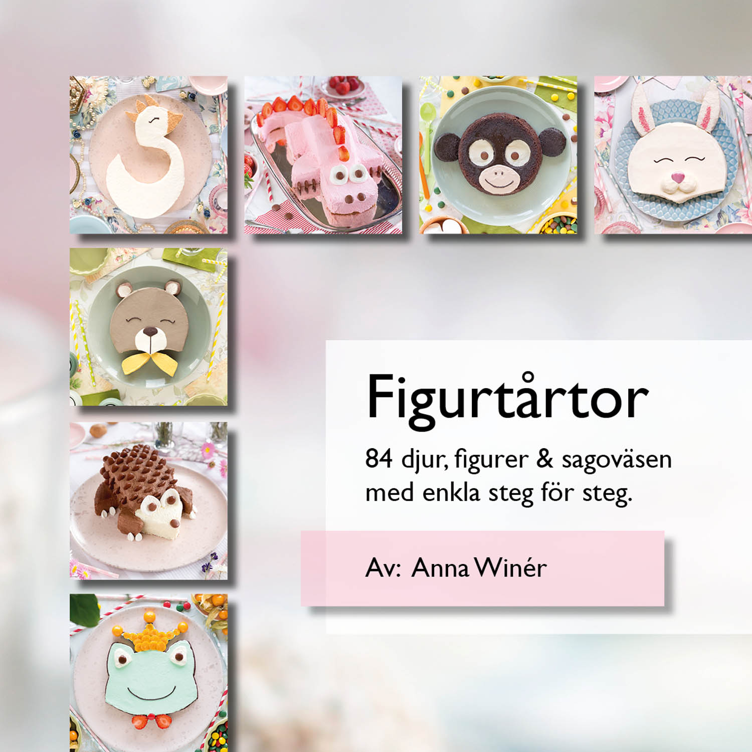 84 Figurtårtor med steg för steg för 249,00 kr